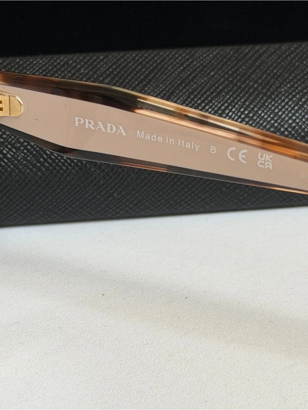 Prada Women’s Gold Tortoise Brown Optical Glasses